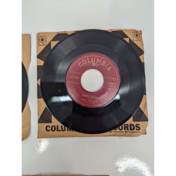 Vintage 45 RPM Vinyl Records Lot of 6 Read Description - Picture 3 of 7